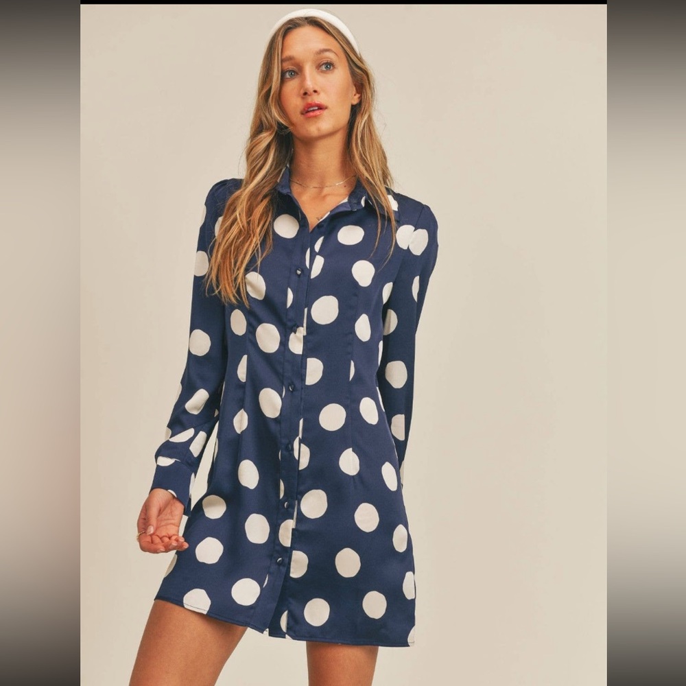 Polka Dot Mini Dress or Tunic